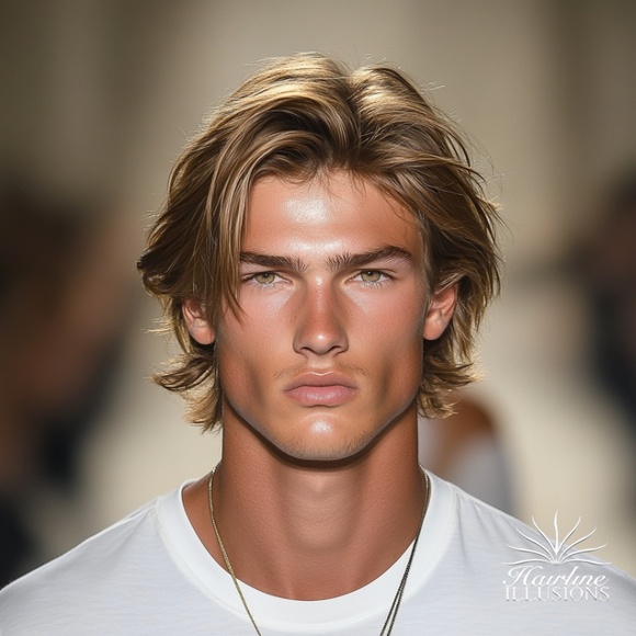 ๐ Elite Virgin Blonde Hair System: Model's Secret Weapon - Picture 7 of 9